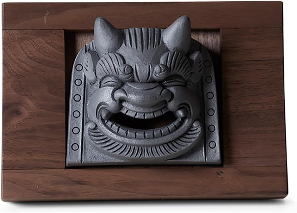 鬼瓦家守] 和雑貨 インテリア 玄関飾り 魔除け 引っ越し祝い ギフト 三